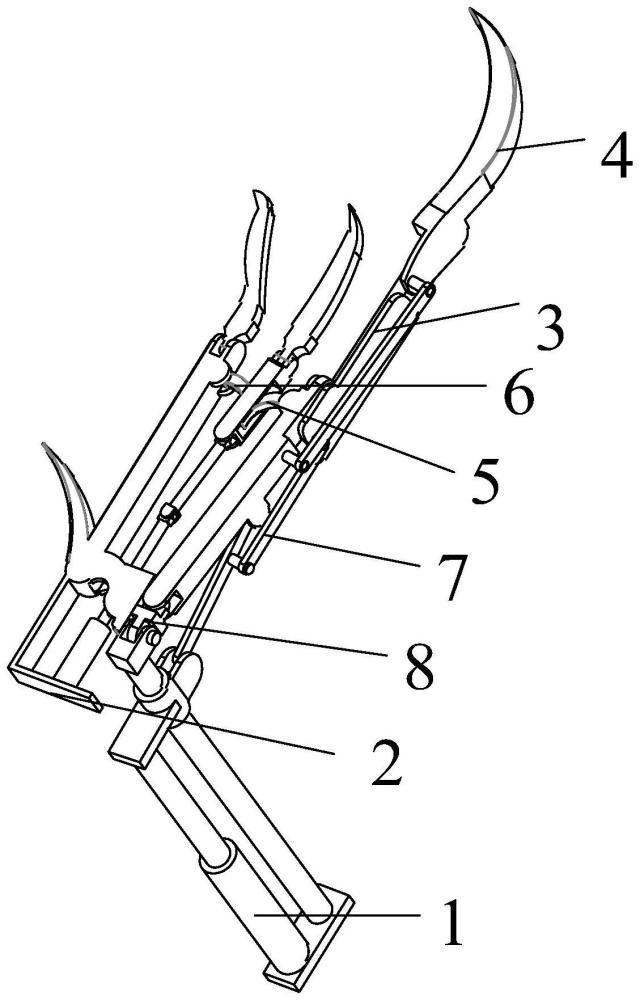 一種仿長足大竹象翅翼展開機理的Z型折疊翼