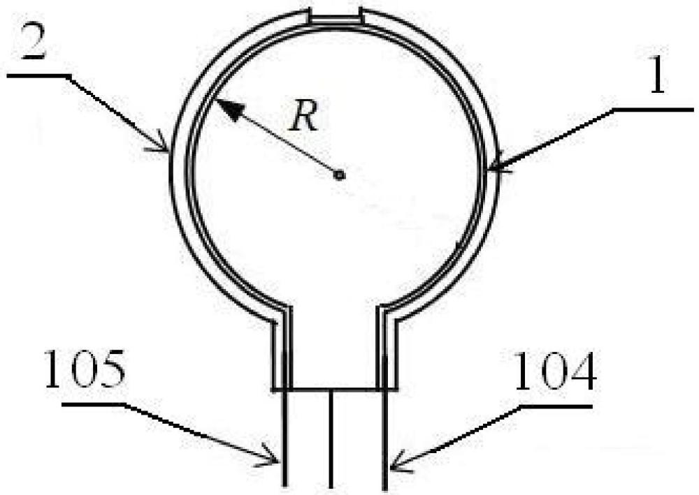一種雙圓柱結構的PVDF超聲波發射器