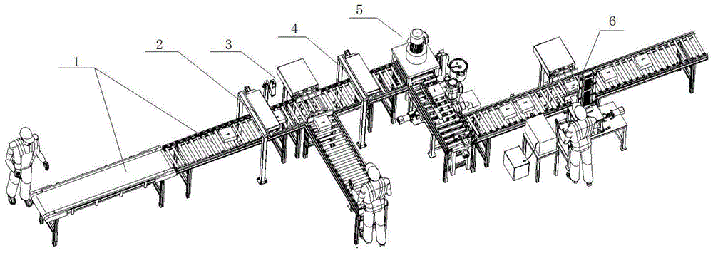耐火磚自動標識及檢測工作線